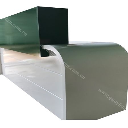 Quầy Lễ Tân Lệch Sơn QLTL S07